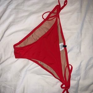 JCREW RED BIKINI BOTTOM